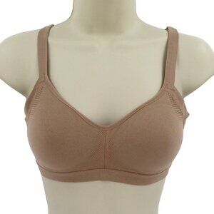 Warners Womens Small Bra Blissful Benefits Solid Beige Wireless Lined Padded